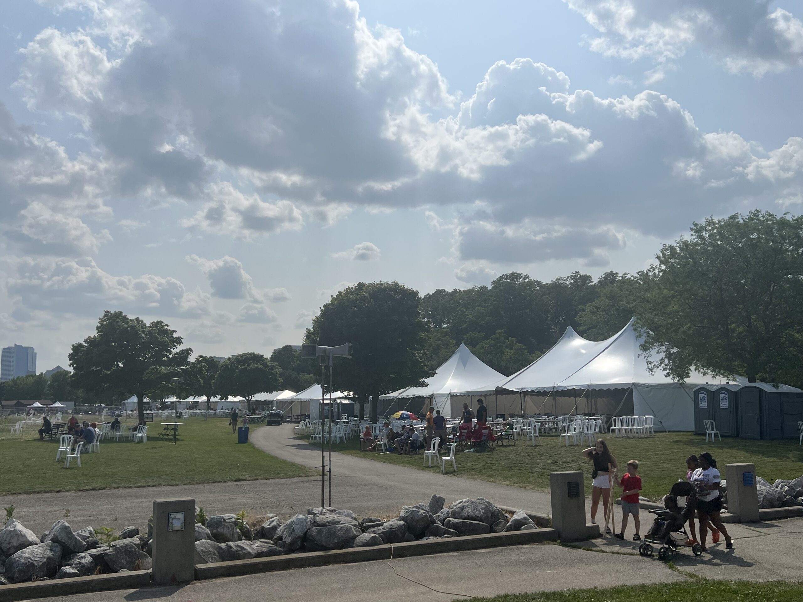 Tent Rental for the 2023 Milwaukee Air & Water Show
